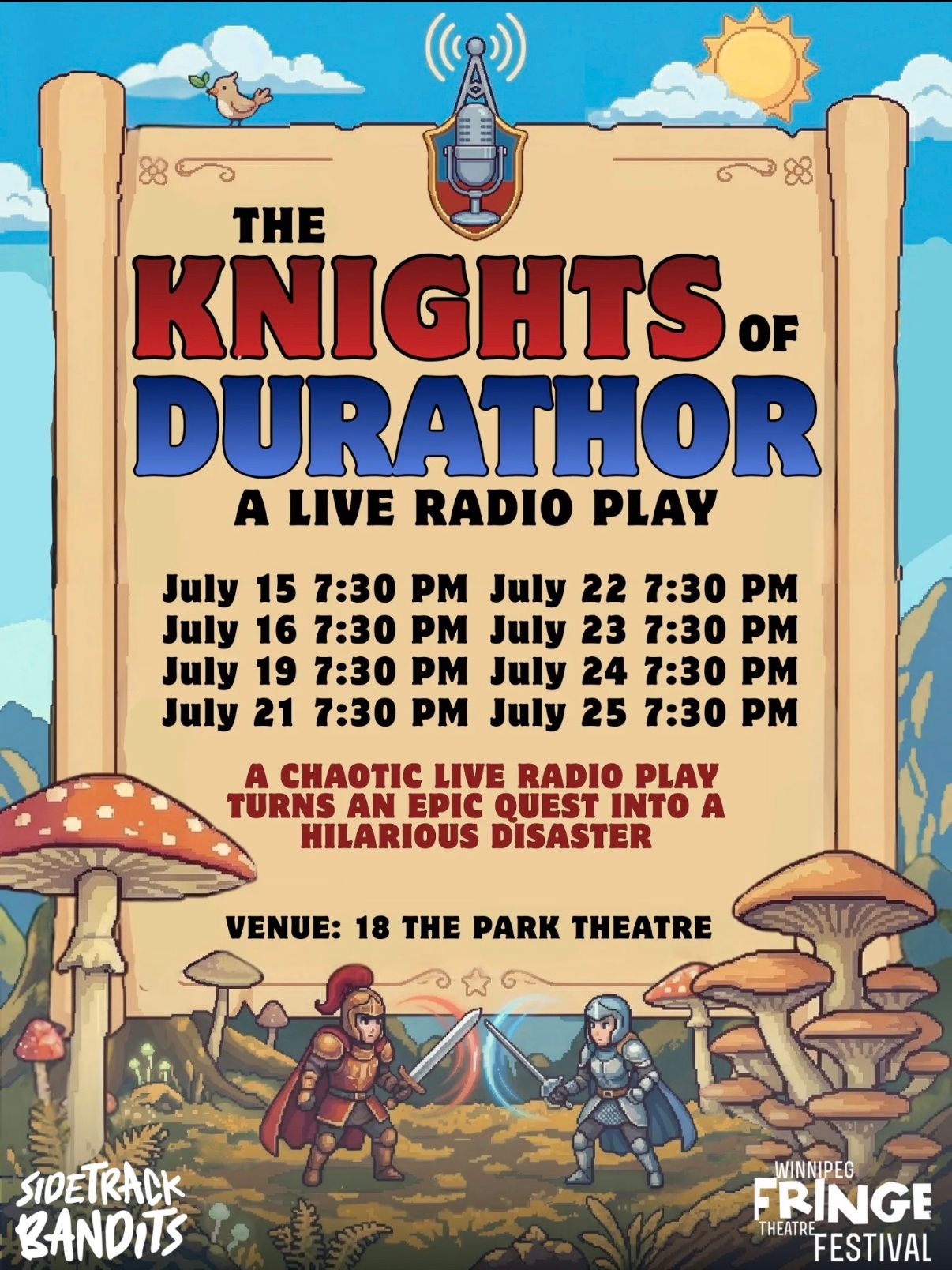 Poster for fringe festival show.